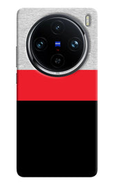 Tri Color Pattern Vivo X100 Pro Back Cover